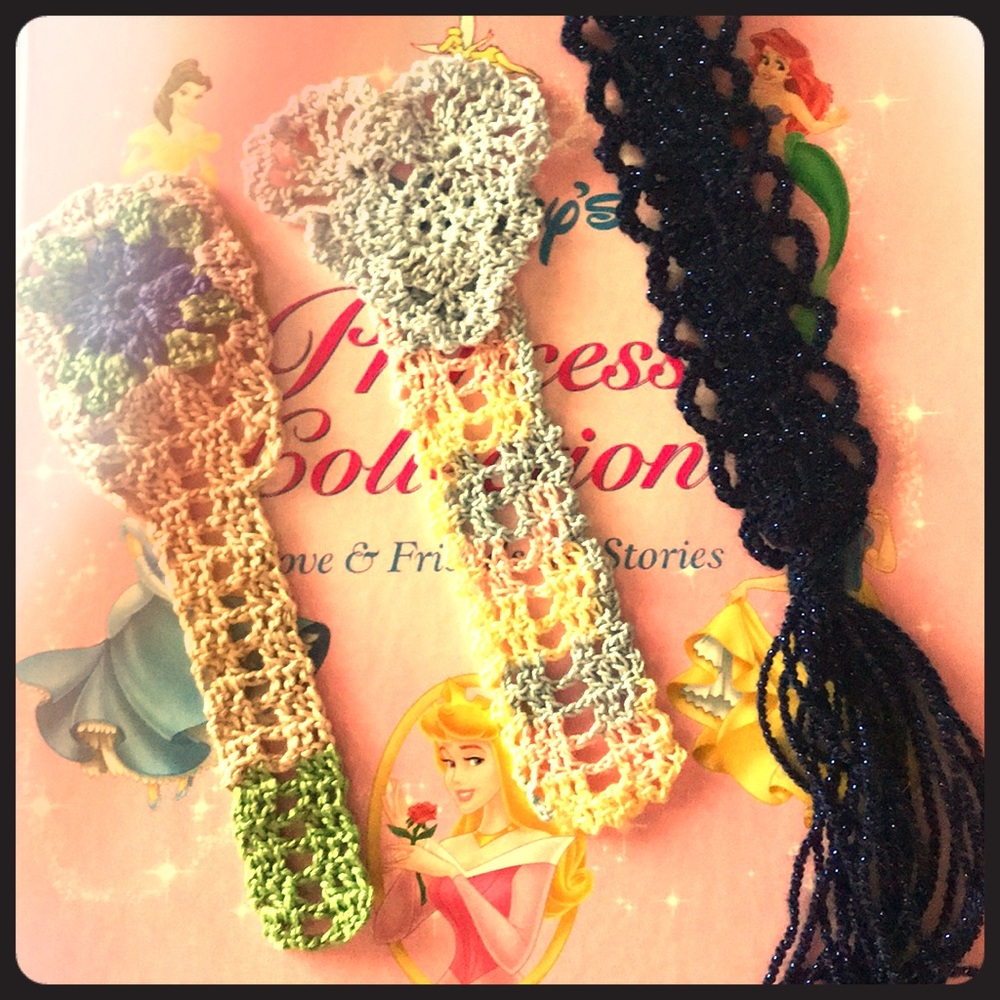 Set of 4 Handmade Bookmarks